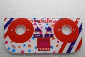 BARBER CUT BUTTON ACRYLIC      - Imagen 1