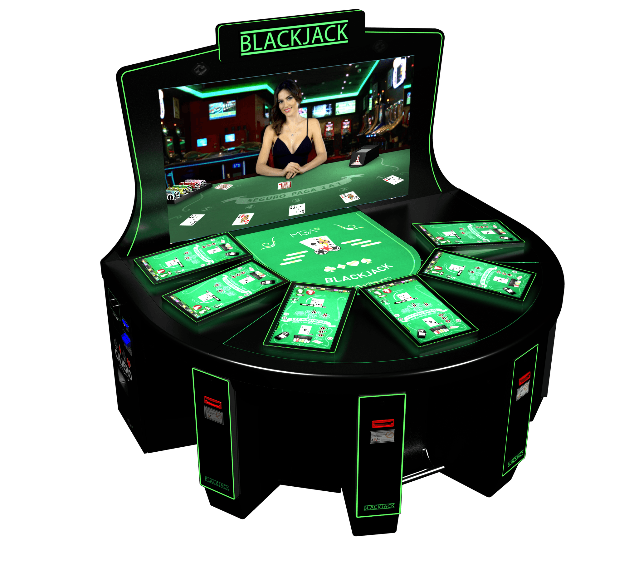 MGA Blackjack - Vista principal