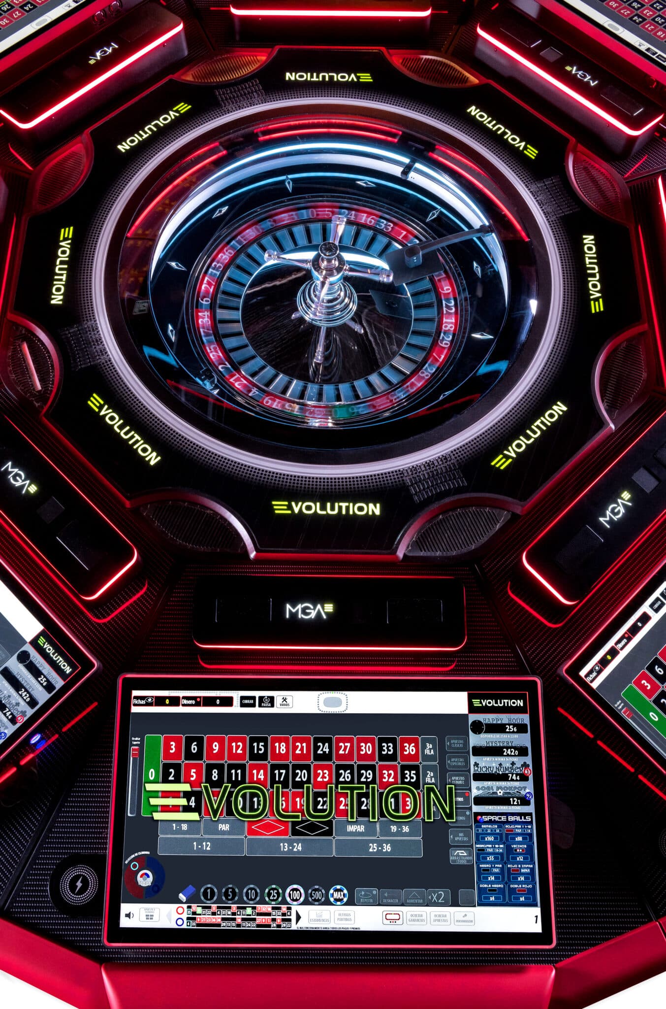 MGA Evolution - Vista lateral